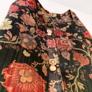 Floral Print Organza 3-Piece Set